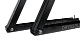 Satz Sandblechhalter, klappbar, schwarz gepulvert