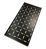 Tischplatte für Sandblechhalter, 730 x 350 mm, Edelstahl, schwarz pulverbeschichtet