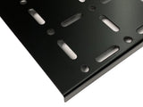 Tischplatte für Sandblechhalter, 730 x 350 mm, Edelstahl, schwarz pulverbeschichtet