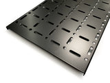 Tischplatte für Sandblechhalter, 730 x 350 mm, Edelstahl, schwarz pulverbeschichtet