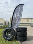 Twin-Monotube-Felgensatz mit BF-Goodrich All-Terrain Reifen